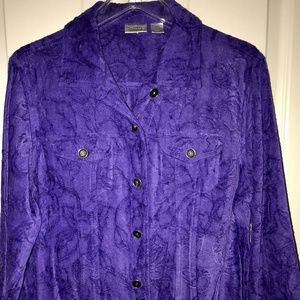 Chico's purple blazer